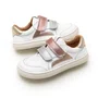 Tenis Couro Landy Rose Gold White Tip Toey Joey