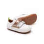Tenis Couro Landy White Rose Gold Branco Tip Toey Joey