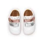 Tenis Couro Landy White Rose Gold Branco Tip Toey Joey