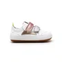 Tenis Couro Landy White Rose Gold Branco Tip Toey Joey