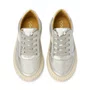 Tenis Topssin Girl Prata e Branco Gambo