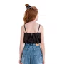 Top Cropped Alcinha Balone Vanilla