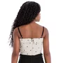 Top Cropped Linho Poás Preto Vanilla
