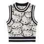 Top Hello Kitty Tricot Black & White
