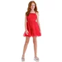 Vestido Alcinha Tule Vermelho Vanilla