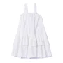 Vestido Algodão Babados Off White Anime