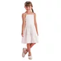 Vestido Algodão Branco Bordado Camadas Petit Cherie