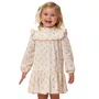 Vestido Algodão Florzinhas Creme Petit Cherie