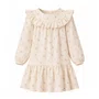 Vestido Algodão Florzinhas Creme Petit Cherie