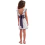 Vestido Algodão Off Lacinhos Marinho Petit Cherie