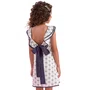 Vestido Algodão Off Lacinhos Marinho Petit Cherie