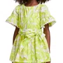 Vestido Babados Fruts Verde Laço Anime