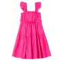 Vestido Babados Rosa Pink Neon Anime