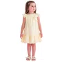 Vestido Cambraia Bordado Amarelo Manteiga Petit Cherie
