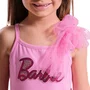 Vestido Cotton Babados Lantejoula Tule Barbie Pituchinhus