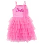 Vestido Cotton Babados Lantejoula Tule Barbie Pituchinhus