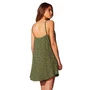 Vestido Curto Jacquard Verde Militar Cia Marítima