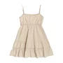 Vestido Curto Xadrez Off Bege I Am