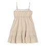 Vestido Curto Xadrez Off Bege I Am
