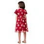 Vestido de Tule Ursinhos Bordo Momi