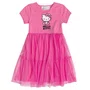 Vestido Hello Kitty Pink Tule Rodado Momi