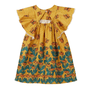 Vestido Jardim Borboleta Amarelo Fabula