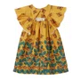 Vestido Jardim Borboleta Amarelo Fabula