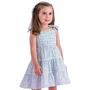Vestido Jardim Encantado Azul Claro Petit Cherie