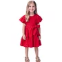 Vestido Laise Balone Vermelho Preppy Momi