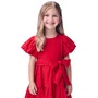 Vestido Laise Balone Vermelho Preppy Momi