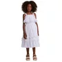Vestido Laise Bolinhas Branco Anime