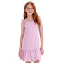 Vestido Linho Babadinho Rosa Vanilla