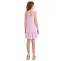 Vestido Linho Babadinho Rosa Vanilla