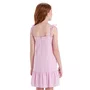 Vestido Linho Babadinho Rosa Vanilla