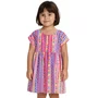 Vestido Malha Listras Balita Colorido Fabula