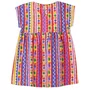 Vestido Malha Listras Balita Colorido Fabula