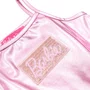 Vestido Malha Shine Tule Rosa Chiclete Barbie Pituchinhus