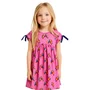 Vestido Malha Soy Tropical Rosa Fabula