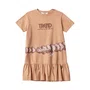 Vestido Malha Trend Bege Khaki Anime