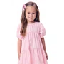 Vestido Manga Balone Rosa Baby Momi