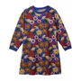 Vestido Manga Longa Malha Camomila Azul Fabula
