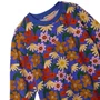 Vestido Manga Longa Malha Camomila Azul Fabula