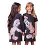 Vestido Manga Longa Minnie e Daisy Anime