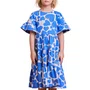 Vestido Maxi Corações Azuis Anime
