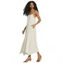 Vestido Midi Lisos Hermosa Off White Cia Maritima