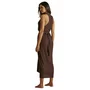 Vestido Midi Textura Olive Cofee Cia Maritima
