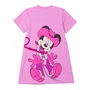 Vestido Minnie Cowgirl Rosa Brilhos Anime