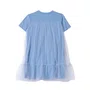 Vestido Minnie Tule Azul Celeste Anime