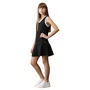 Vestido Moletinho Decote V Preto Calvin klein