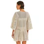 Vestido Rendado Abacainka Off Farm